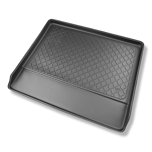 Alfombra para maletero adecuada para Jeep Commander XK SUV (2006-2010) - Protector maletero - Alfombrilla maletero antideslizante - 7 plazas; 3a fila abatible