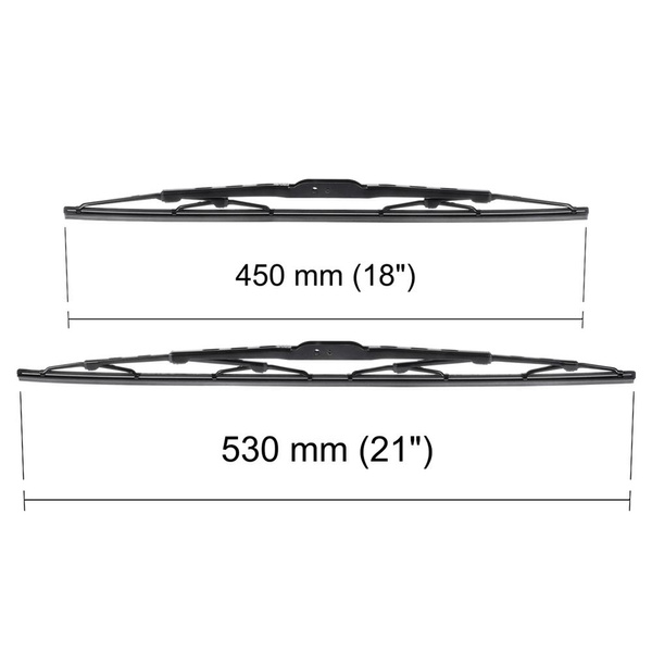 Escobillas limpiaparabrisas para la luna delantera para Toyota Avensis I Familiar, Liftback, Berlina (1997-2003) - escobillas estándar