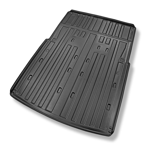 Conjunto de alfombrilla para maletero y alfombrillas para el interior del coche TPE para: Volkswagen Caddy V Furgoneta (11.2020-....) - 2/3 plazas; separación corta de eje; Caddy, Caddy Maxi, Caddy Cargo, Caddy Maxi Cargo