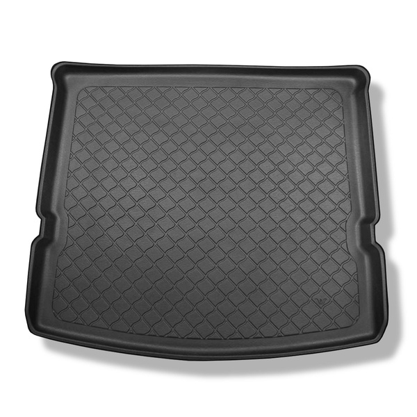Alfombra para maletero adecuada para Ford S-Max II Monovolumen (09.2015-2023) - Protector maletero - Alfombrilla maletero antideslizante - 7 plazas; 3a fila abatible