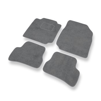 Alfombrillas de Velour adecuadas para Nissan Micra III Hatchback, Cabrio (2002-2