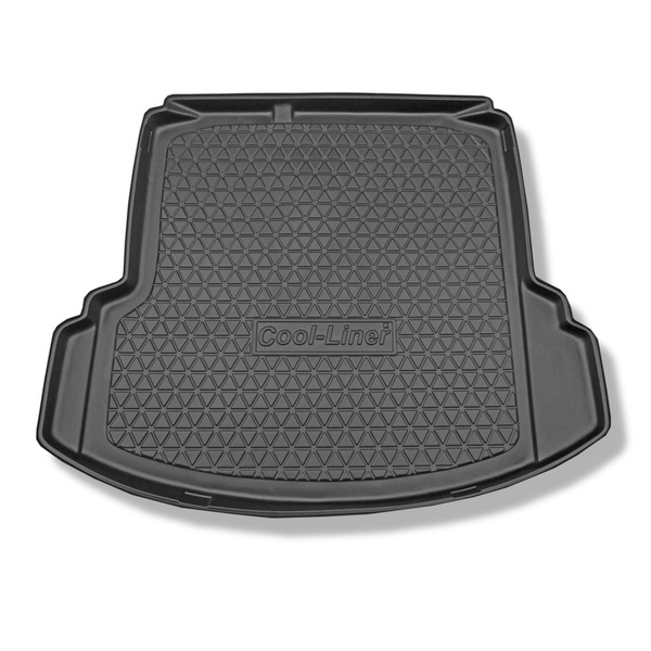 Alfombra para maletero adecuada para Volkswagen Jetta NCS Berlina (01.2011-2018) - Protector maletero - Alfombrilla maletero antideslizante - con compartimentos izquierdo y derecho