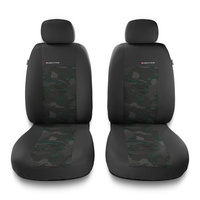 Fundas universales para asientos de coche para Alfa Romeo 166 I, II, III (1998-2007) - 2UNE-GR