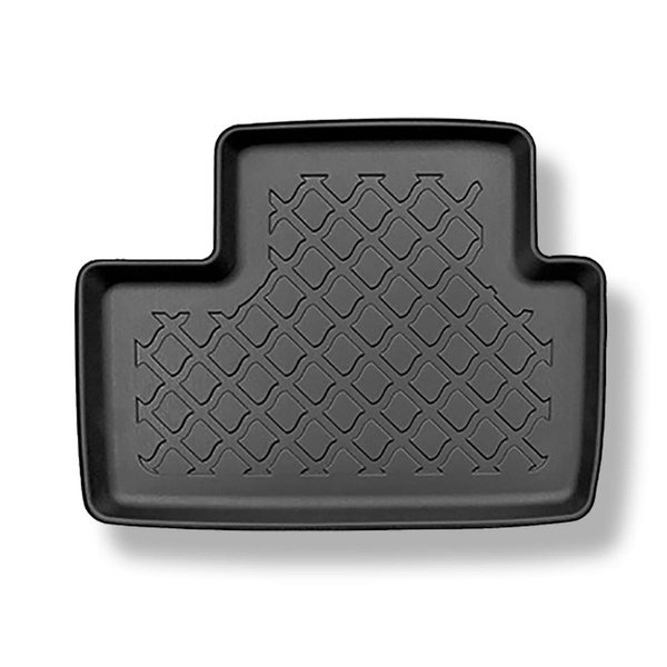 Conjunto de alfombrilla para maletero y alfombrillas para el interior del coche TPE para: Renault Captur II SUV (01.2020-06.2024) - maletero superior; retirable en la posición más alta; no para E-Tech Full Hybrid