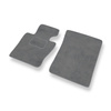 Alfombrillas de Velour adecuadas para BMW X3 I E83 SAV (2000-2010) - alfombras para coche - Premium color gris