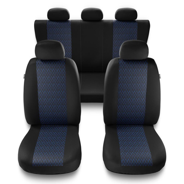 Fundas universales para asientos de coche para Mercedes-Benz Classe E W210, W211, W212, W213, W214 (1995-....) - PF-BL