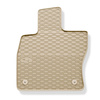 Alfombrillas de goma adecuadas para Volkswagen Passat B8 Berlina, Variant (2014-2023) - alfombras para coche - beige - 4 unidades