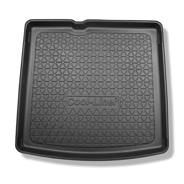 Alfombra para maletero adecuada para Skoda Fabia III NJ Familiar (01.2015-....) - Protector maletero - Alfombrilla maletero antideslizante - parte inferior del maletero (sin base multifuncional)
