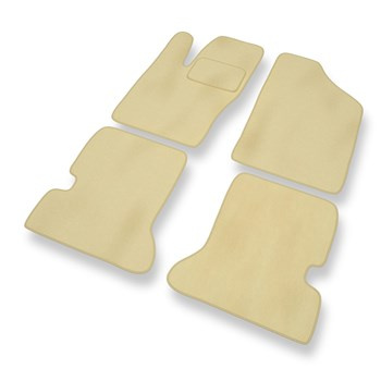 Alfombrillas de Velour adecuadas para Fiat Seicento Hatchback, Furgoneta (1998-2