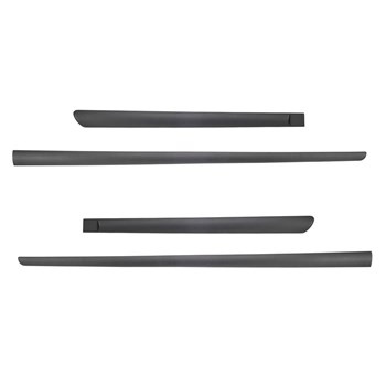 Protectores laterales negros para el coche Toyota Corolla Berlina (2006-2013)