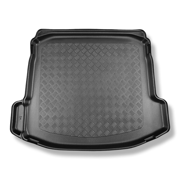 Alfombra para maletero adecuada para Audi A3 8Y Sedan (04.2020-....) - Protector maletero - Alfombrilla maletero antideslizante - compartimento izquierdo desmontable en los modelos con red lateral