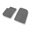 Alfombrillas de Velour adecuadas para Citroen Xsara Picasso Monovolumen (1999-2011) - alfombras para coche - Premium color gris