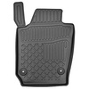 Conjunto de alfombrilla para maletero y alfombrillas para el interior del coche TPE para: Skoda Fabia III NJ Familiar (01.2015-2023) - maletero inferior (sin suelo multifuncional)