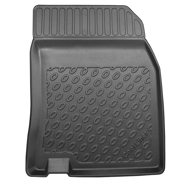 Conjunto de alfombrilla para maletero y alfombrillas para el interior del coche TPE PREMIUM para: Nissan Qashqai II Crossover (02.2014-05.2021) - parte superior del maletero; modelos con base móvil del maletero