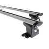 Portaequipajes de techo adecuadas para Peugeot 807 Monovolumen (2002-2010) - baca plata para coche - barras para techo de coche - perfil en T - aluminio