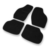 Alfombrillas de fieltro adecuadas para Daewoo Tico Hatchback (1991-2001) - alfombras para coche - color negro