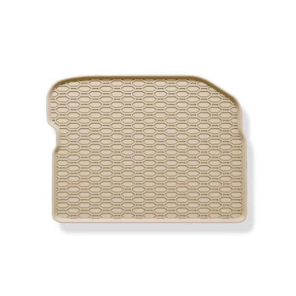 Alfombrillas de goma adecuadas para Volkswagen Jetta IV Berlina, Variant (1998-2005) - alfombras para coche - beige - 4 unidades