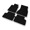 Alfombrillas de fieltro adecuadas para BMW 5 G31 Touring (2017-2024) - alfombras para coche - color negro