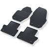 Alfombrillas de goma adecuadas para Volvo XC60 I SUV (2008-2017) - alfombras para coche - negro - 4 unidades