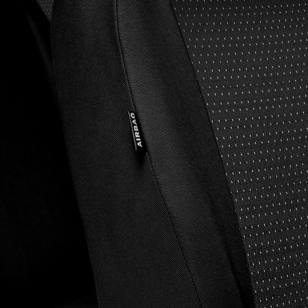 Fundas de asientos hechas a medida para Peugeot Partner II Furgoneta (2008-2018) solo asientos delanteros - dos individuales - R1