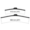 Escobillas limpiaparabrisas para la luna delantera para Fiat Punto I Hatchback, Cabrio, Furgoneta (08.1993-08.1999) - escobillas plana
