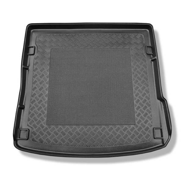 Alfombra para maletero adecuada para Audi Q7 4L SUV (03.2006-05.2015) - Protector maletero - Alfombrilla maletero antideslizante - 5/7 plazas; 3a fila de asientos abatible