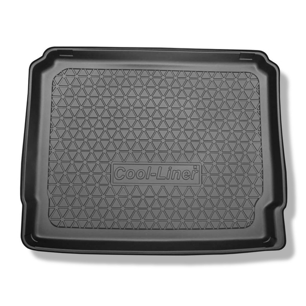 Alfombra para maletero adecuada para Renault Clio IV Sport Tourer (03.2013-....) - Protector maletero - Alfombrilla maletero antideslizante - parte inferior del maletero (aplicación en posición superior también posible)