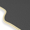 Alfombrillas de Velour adecuadas para Mitsubishi L400 Furgoneta (1994-2007) - alfombras para coche - Premium color beige