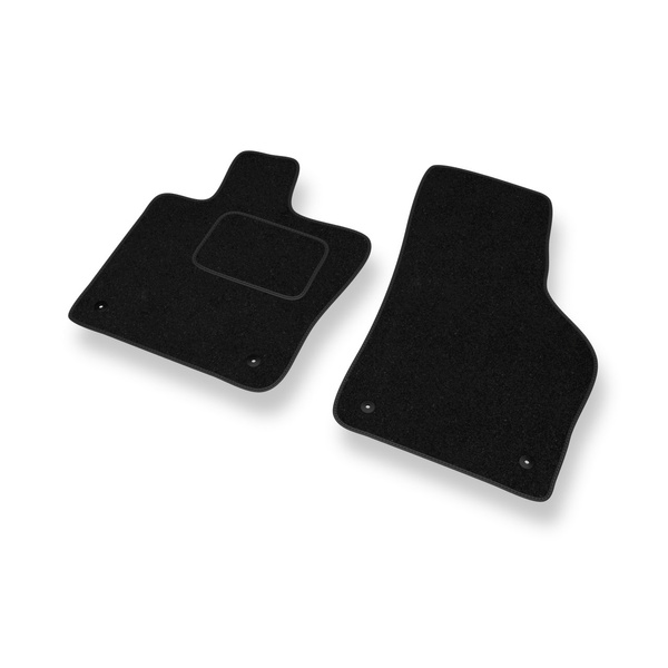 Alfombrillas de fieltro adecuadas para Volkswagen Beetle III Hatchback, Cabrio (2011-2019) - alfombras para coche - color negro