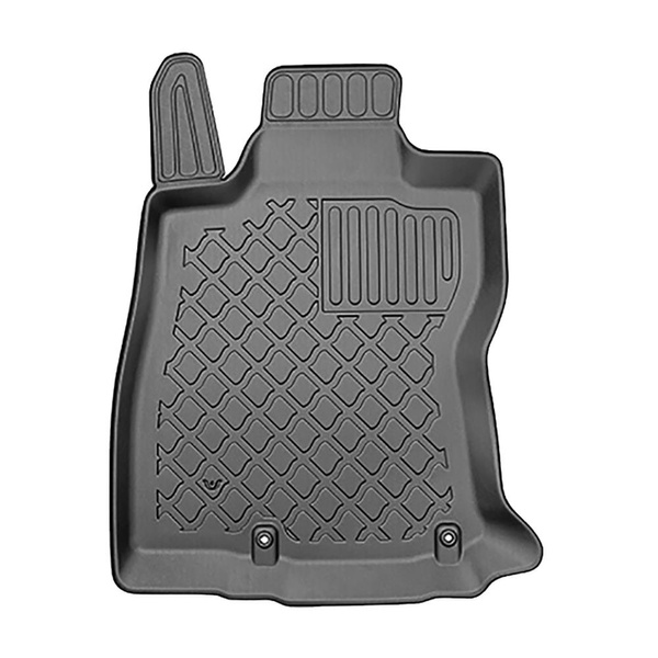 Conjunto de alfombrilla para maletero y alfombrillas para el interior del coche TPE para: Subaru Forester V SK e-Boxer SUV (06.2019-10.2024) - con/sin subwoofer; posibilidad de cortar el hueco derecho