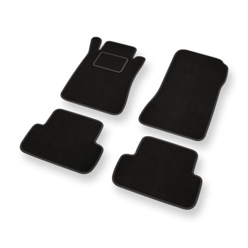 Alfombrillas de Velour adecuadas para Mercedes-Benz CLK II W209 Coupé, Cabrio (2