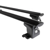 Portaequipajes de techo adecuadas para Citroen C8 Monovolumen (2002-2010) - baca negra para coche - barras para techo de coche - perfil en T - aluminio