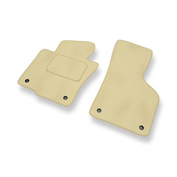 Alfombrillas de Velour adecuadas para Volkswagen Passat B6 Berlina, Variant (2005-2010) - alfombras para coche - Premium color beige
