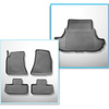 Conjunto de alfombrilla para maletero y alfombrillas para el interior del coche TPE para: Dodge Challenger III Coupé (2014-....)