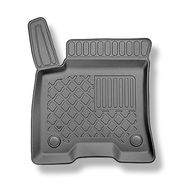 Conjunto de alfombrilla para maletero y alfombrillas para el interior del coche TPE para: Mercedes-Benz EQA H243 SUV (03.2021-....) - maletero superior; suelo móvil en la posición superior