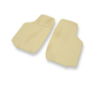 Alfombrillas de Velour adecuadas para Opel Combo C Furgoneta (2001-2011) - alfombras para coche - Premium color beige