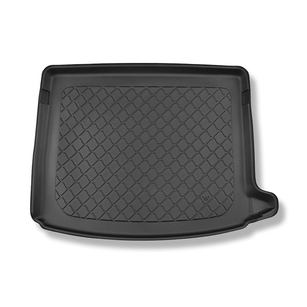 Alfombra para maletero adecuada para Skoda Scala Hatchback (04.2019-....) - Protector maletero - Alfombrilla maletero antideslizante - parte superior del maletero; con base multifuncional en la posición más alta