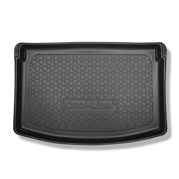Alfombra para maletero adecuada para Mazda CX-3 SUV (06.2015-12.2021) - Protector maletero - Alfombrilla maletero antideslizante - para el nivel superior (también con subwoofer) e inferior (solo sin subwoofer) de la base móvil del maletero