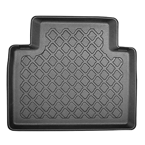 Conjunto de alfombrilla para maletero y alfombrillas para el interior del coche TPE para: Nissan X-Trail III SUV (08.2014-12.2021) - 7 plazas; 3a fila abatible