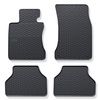 Alfombrillas de goma adecuadas para BMW 5 E60, E61 (2003-2010) - alfombras para coche