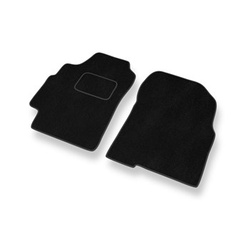 Alfombrillas de Velour adecuadas para Nissan Primera III P12 Familiar, Liftback, Berlina (2002-2008) - alfombras para coche - Premium color negro