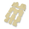 Alfombrillas de Velour adecuadas para Fiat Ulysse II Monovolumen (2002-2010) - alfombras para coche - Premium color beige