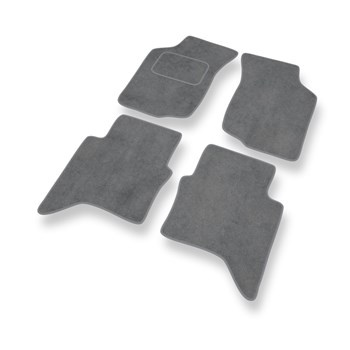 Alfombrillas de Velour adecuadas para Toyota Hilux VII Pick-Up (2005-2016) - alf