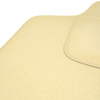 Alfombrillas de Velour adecuadas para Hyundai Atos I Hatchback (1997-2004) - alfombras para coche - Premium color beige