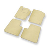 Alfombrillas de Velour adecuadas para Mercedes-Benz Classe M W166 SUV (2012-2015) - alfombras para coche - Premium color beige