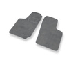 Alfombrillas de Velour adecuadas para Opel Combo B Furgoneta (1993-2001) - alfombras para coche - Premium color gris