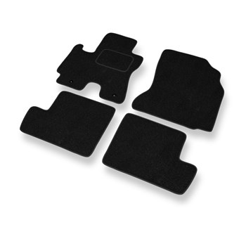 Alfombrillas de fieltro adecuadas para Toyota RAV4 II (2000-2005) - alfombras para coche - color negro