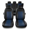 Fundas universales para asientos de coche para Alfa Romeo 147 (2000-2010) - CM-BL