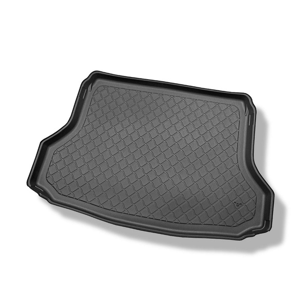 Conjunto de alfombrilla para maletero y alfombrillas para el interior del coche TPE para: Nissan X-Trail III SUV (08.2014-08.2017) - 5 plazas; maletero superior (para suelo móvil); sin tercera fila