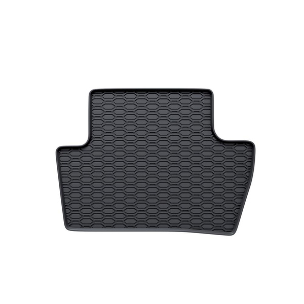 Alfombrillas de goma adecuadas para Citroen C4 Hatchback (2001-2010) - alfombras para coche - negro - 4 unidades